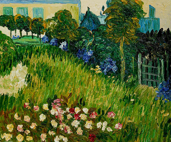 The Garden of Daubigny by Vincent Van Gogh - Click Image to Close